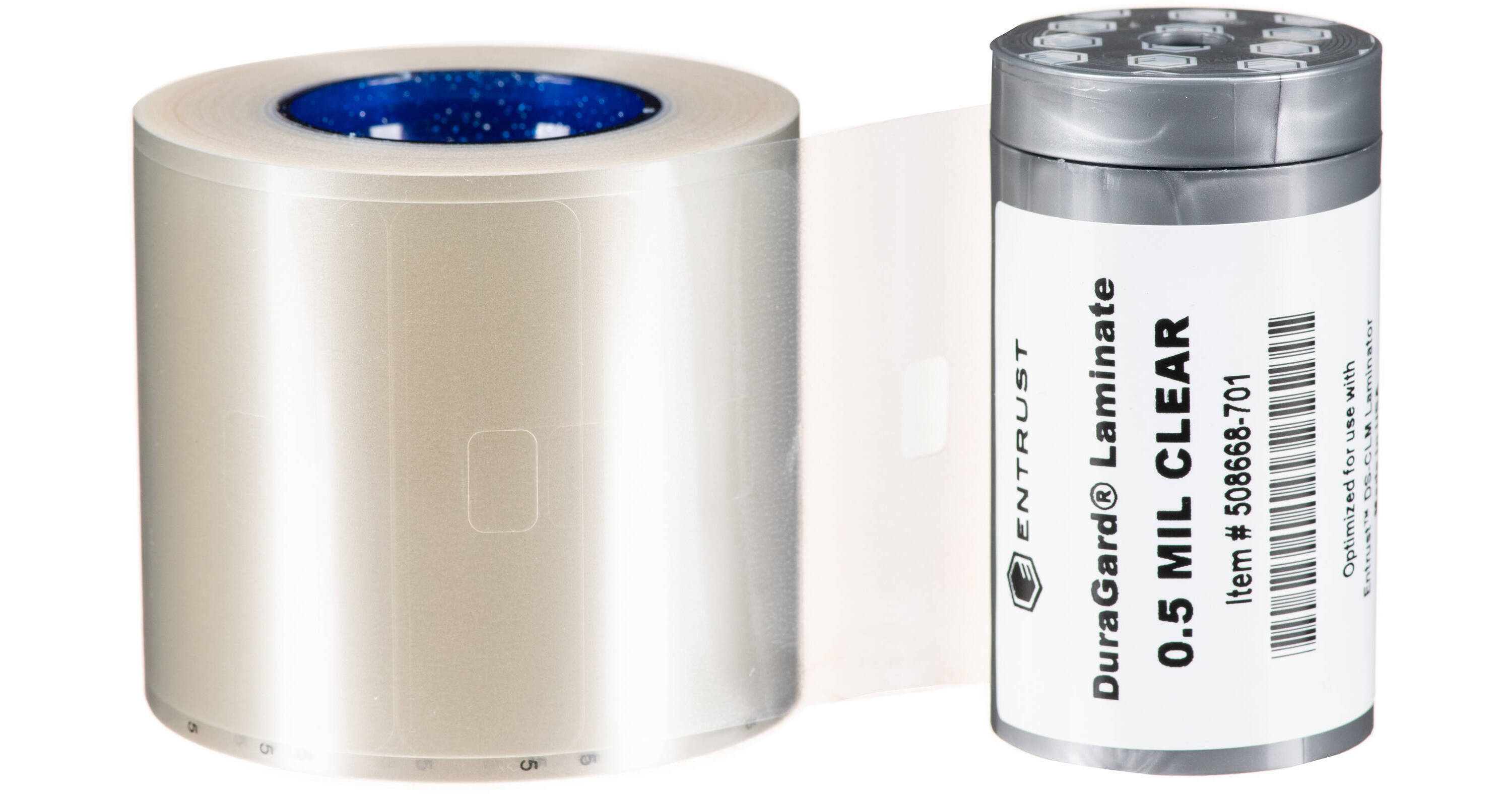 508668-701 -  DuraGard Laminate, 0.5 mil, Clear, Full Card para Entrust Sigma DS2