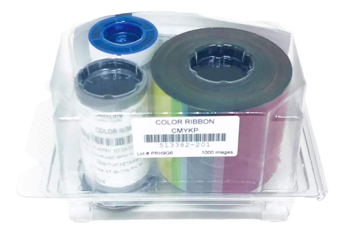 513382-201  - Ribbon Colorido CMYKP  Entrust Datacard Cr805 1000 Impressoes