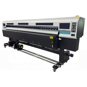 Impressora solvente NovaJet Monster- X34 - i3200 Largura 320cm (4 cabeças)