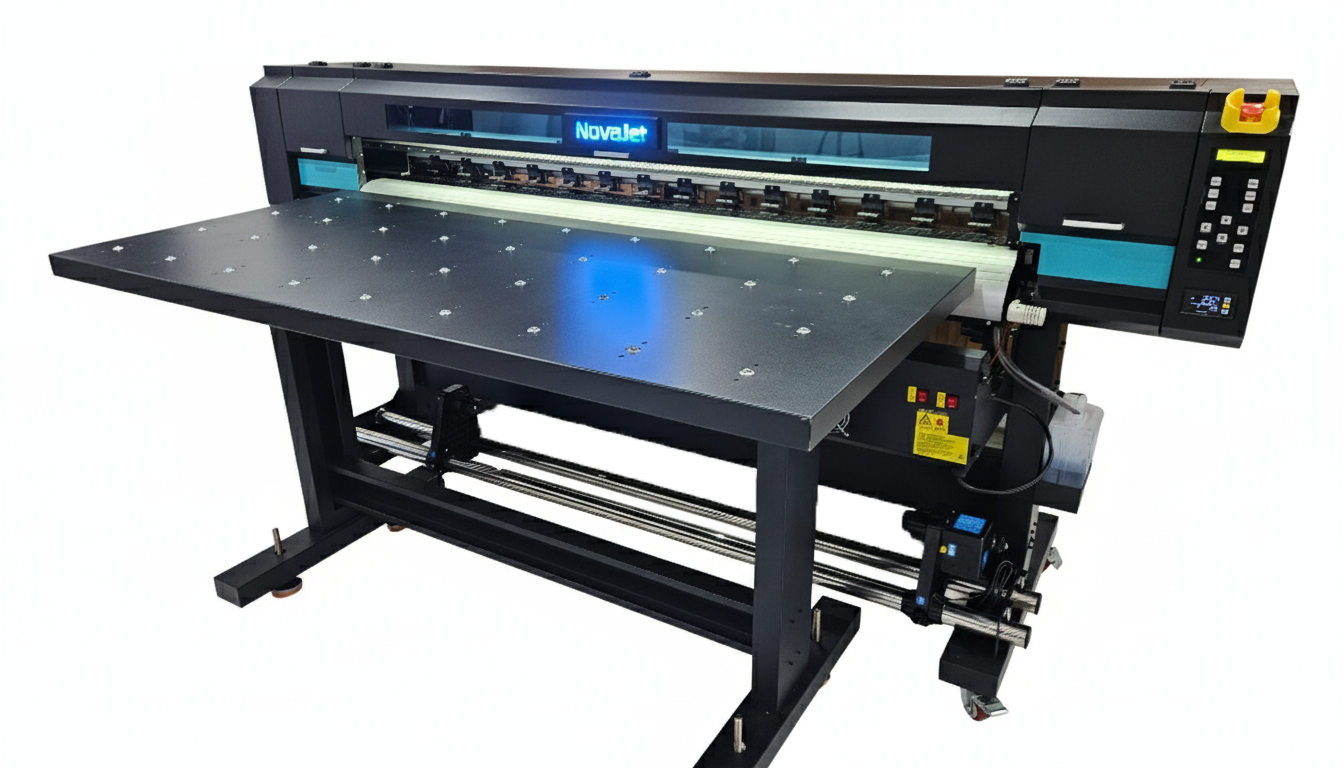 Novajet Evolution Light 180cm at 2 cabeas i1600 (UV + EcoSol + Sublimao - at 2 ao mesmo tempo)