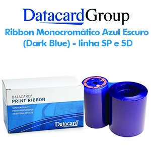 Ribbon Monocromtico Azul Escuro (Dark Blue) - Linhas SP e SD