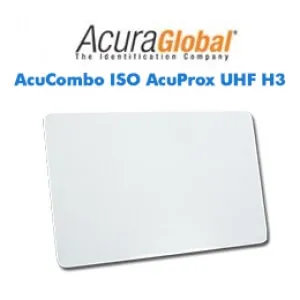 Cartões Inteligentes AcuCombo ISO AcuProx UHF H3