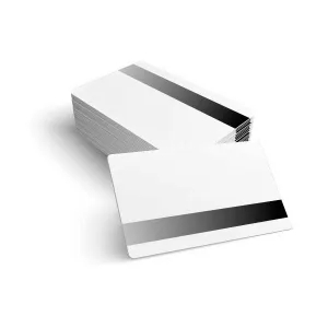 Cartões PVC Branco CR-80 com tarja magnética