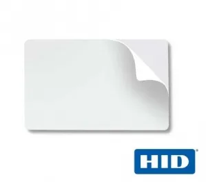 Cartões PVC Branco CR80 ADESIVADO HID