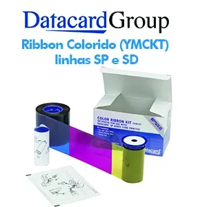 Ribbon Datacard Colorido ( YMCKT ) Sp35 E Sp55 Plus - PN 534000-003 500 Impressões