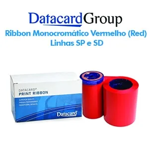 Ribbon Monocromático Vermelho (Red) - Linhas SP e SD